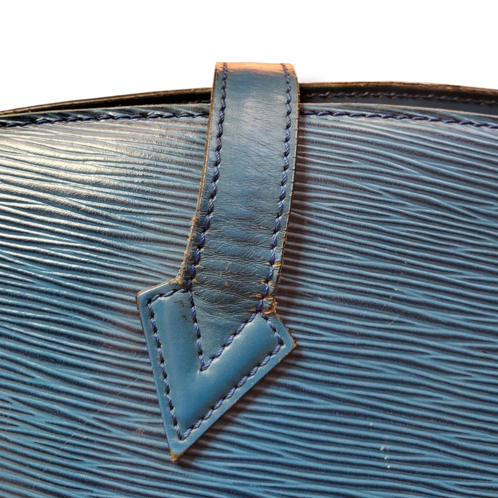 LOUIS VUITTON Vintage Toledo Blue Epi SAINT JACQUES Shopping Tote Shoulder Bag - Picture 10 of 17